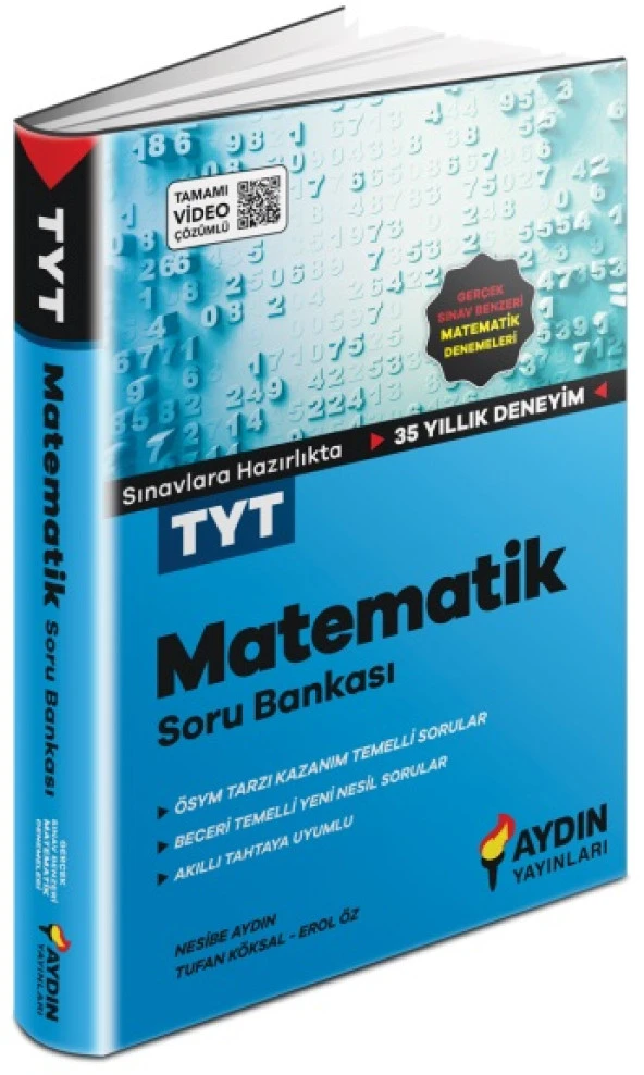 Aydın 2024 Tyt Matematik Soru Bankası ürün görseli 1