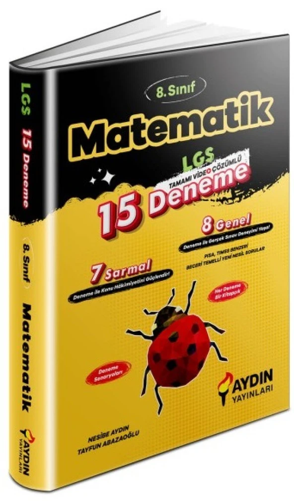 Aydın 2024 8. Sınıf Matematik 15 Deneme ürün görseli 1