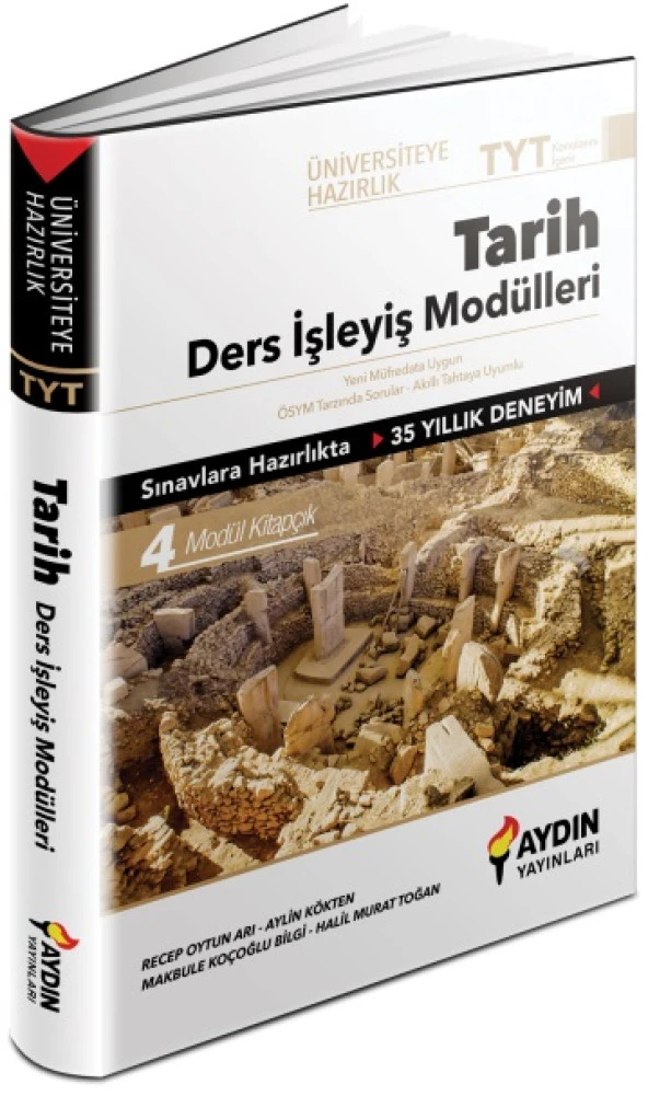 Aydın 2024 Tyt Tarih Ders İşleyiş Modülleri ürün görseli 1