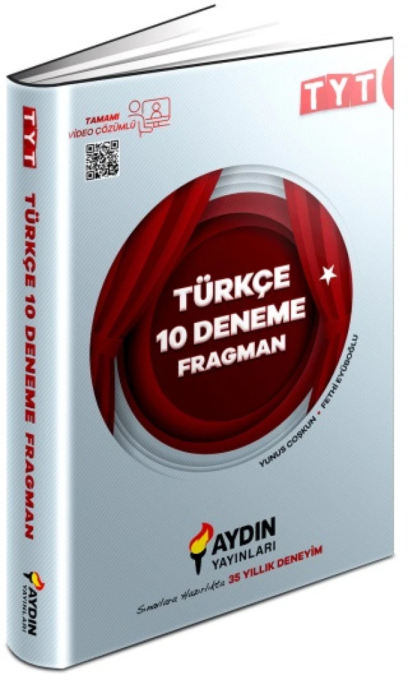 Aydın 2024 Tyt Türkçe 10 Deneme ürün görseli 1