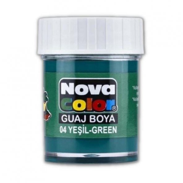 Yeşil Guaj Boya 25 ml 1 Adet Nova Color Su Bazlı 25 ml Guaj Boya Yeşil 1 Adet ürün görseli 1