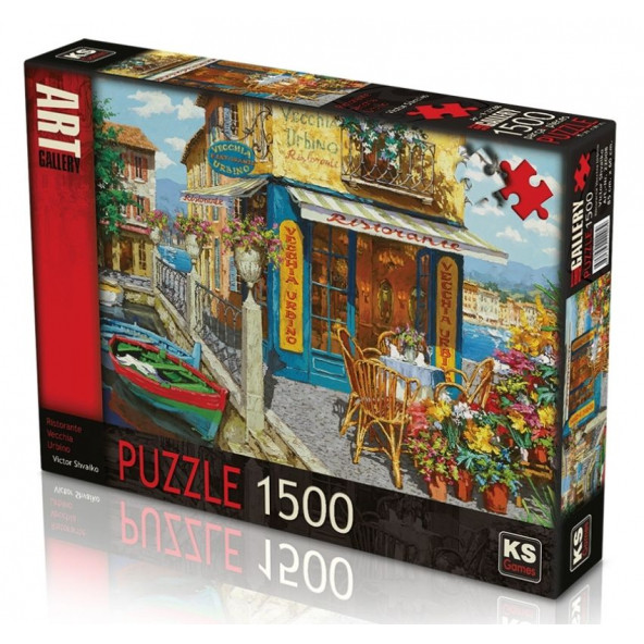 KS Games Ristorante Vecchia Urbino Puzzle - 1500 Parça ürün görseli 1