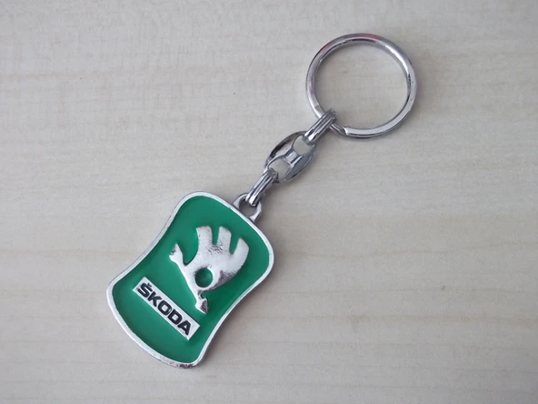 SKODA ANAHTARLIK METAL 1.KALİTE - SKODA Maskot, SKODA Asma Süs, Oto Anahtarlığı ürün görseli 1