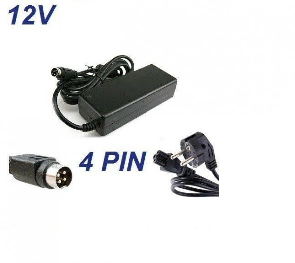 PartnerTech POS Terminal Güç Adaptörü 12 Volt 4 Pin ürün görseli 1