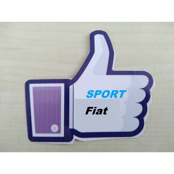 FİAT EL sticker 7cmx6cm (FİAT sticker) FİAT logosu - FİAT arması - FİAT ETİKETİ ürün görseli 1