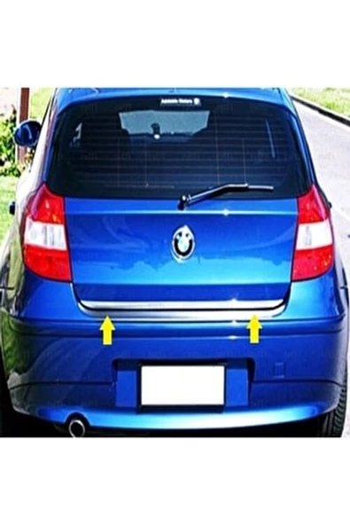 BMW 1 seri E87 Krom Alt Bagaj Çıtası 2004-2011 P. Çelik (HB-1.16) ürün görseli 1