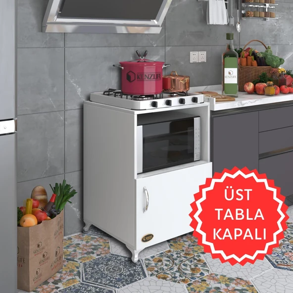 Kenzlife ocak dolabı revbahar byz 85*60*56 hazır mutfak klasik set üstü ocak için arkalıksız ürün görseli 1
