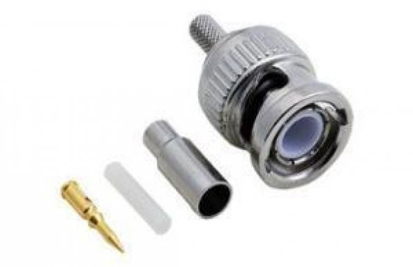 RG-174/RG-316 Tipi Sıkmalı BNC Konnektör - Erkek ürün görseli 1