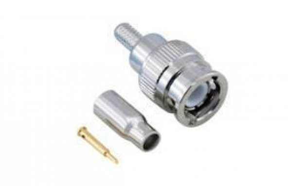 Mini BNC Erkek Sıkmalı Konnektör - RG-174 / RG-316 Tipi ürün görseli 1