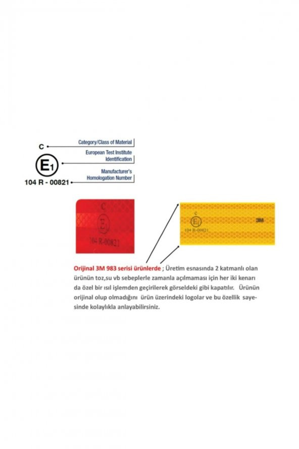 Sarı Diamond Grade™ 983 Reflektif Şerit 10 Mt Sarı - Resim 2