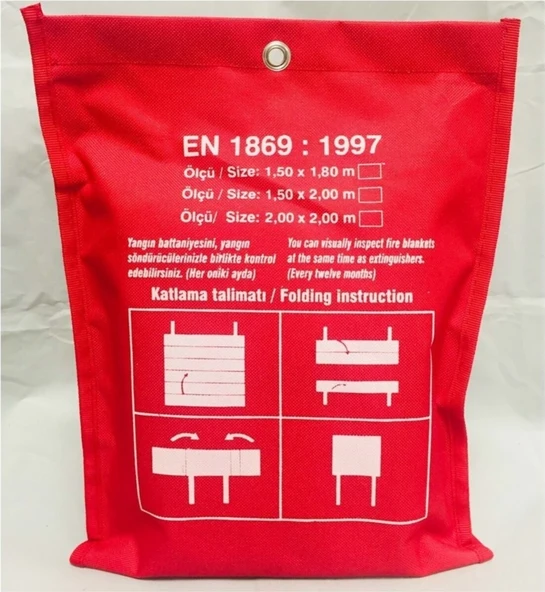 Yangın Söndürme Battaniyesi 1.5x1.8m ürün görseli 1