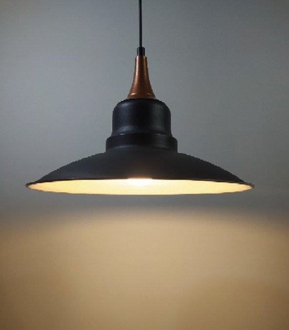 MYLİGHTS  RETRO RUSTİK VİNTAGE METAL SARKIT AVİZE BAKIR SÜSÜLÜ ürün görseli 1