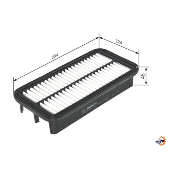 Hava Filtresi Hyundaı Getz 1.5 Crdi Bosch F026400016 ürün görseli 1