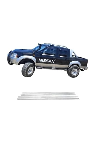 Nissan Pick Up Sky Star Krom Cam Çıtası 4 prç. 1999 Üzeri P.Çelik ürün görseli 1