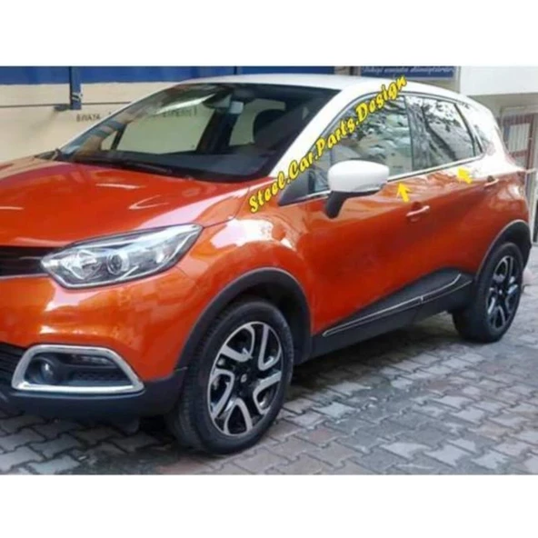 Renault Captur Krom Cam Çıtası 4 prç. 2013-2019  P. Çelik ürün görseli 1