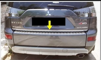 Mitsubishi Outlander Krom Alt Bagaj Çıtası 2005-2008 P. Çelik ürün görseli 1
