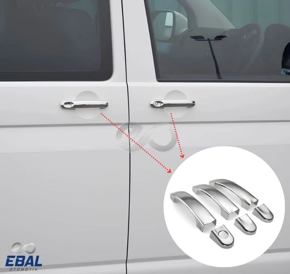 Vw T5 Transporter Krom Kapı Kolu 3 Kapı 2003-2015 P. Çelik ürün görseli 1