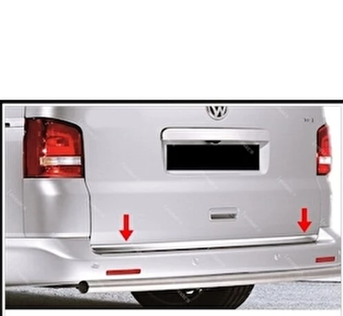 VW T5 Multivan Krom Bagaj Alt Çıtası 2004-2015 Arası P. Çelik ürün görseli 1