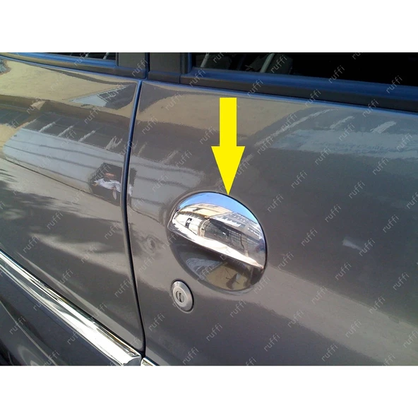 Peugeot 206 / 206 Plus Krom Kapı Kolu 4 kapı 1998 Üzeri P. Çelik - Resim 2