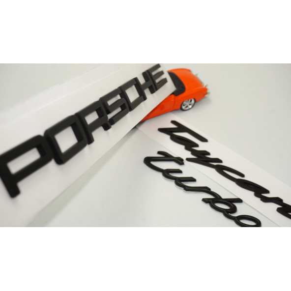 Porsche Taycan Turbo Bagaj 3M 3D ABS Yazı Logo Amblem Seti ürün görseli 1