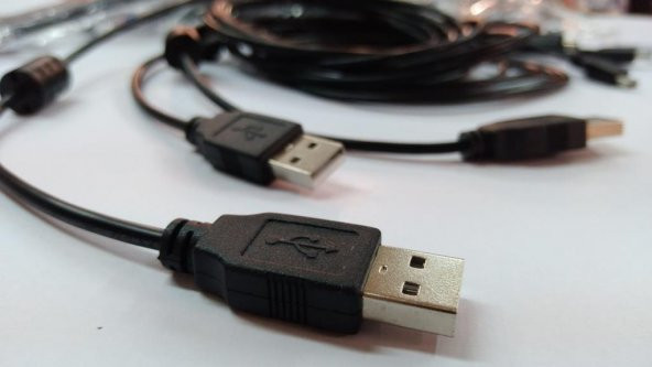 Mini USB Kaliteli Kablo 1.8 Metre - 10 Adet - Resim 2