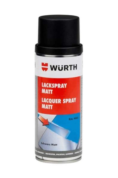 Würth Sprey Tampon Boya Ral9005 Mat Syh 400ml ürün görseli 1