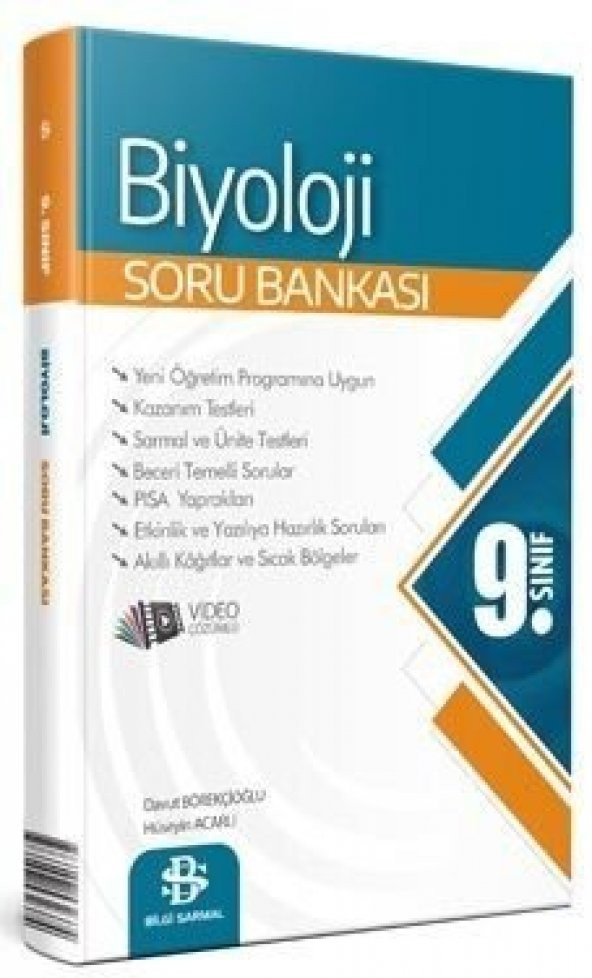 9. Sınıf Biyoloji Soru Bankası Bilgi Sarmal Yayınları ürün görseli 1