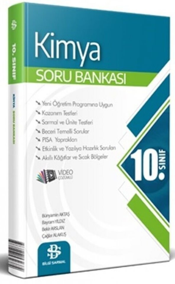 10. Sınıf Kimya Soru Bankası Bilgi Sarmal Yayınları ürün görseli 1