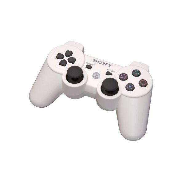 Sony PS3 Joystick PS3 Kol Beyaz Şarj Kablosu ile Birlikte ürün görseli 1