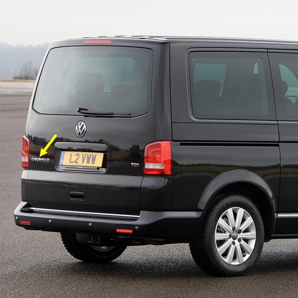 VW Transporter T6 2011-2015 Arka Bagaj Caravelle Yazısı 7E9853687 ürün görseli 1