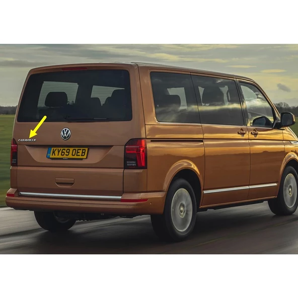 VW Transporter T6.5 2020-2022 Arka Bagaj Kapağı Caravelle Yazısı 7E9853687 ürün görseli 1