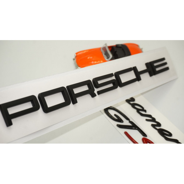 Porsche Panamera GTS Bagaj 3M 3D ABS Yazı Logo Amblem Seti ürün görseli 1