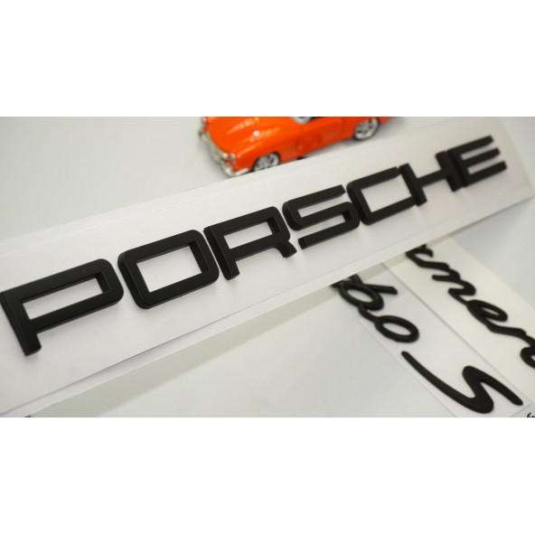 Porsche Panamera Turbo S Bagaj 3M 3D ABS Yazı Logo Amblem Seti ürün görseli 1