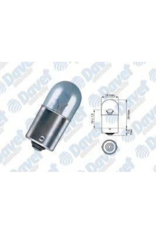 Ampul - Eco - 12 V - R5w - 5 W - Ba15s Narva 17171 ürün görseli 1