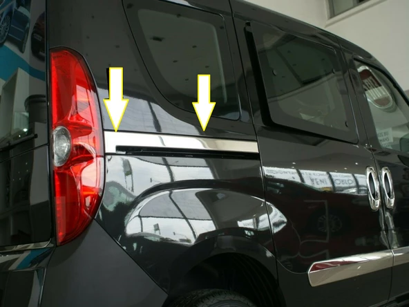 Opel Combo Krom Sürgü Nikelajı 2 Parça 2012 Üzeri ürün görseli 1