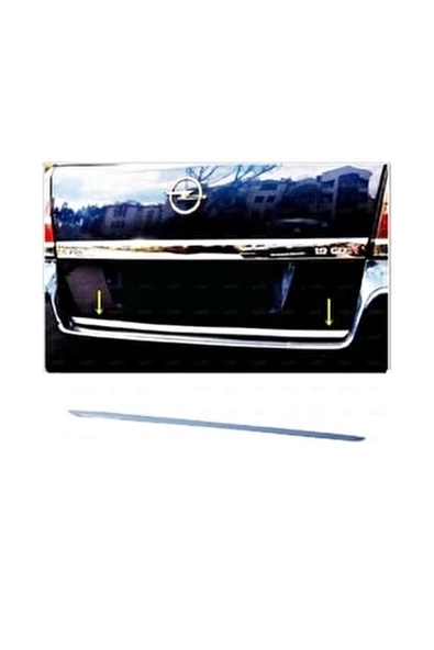 Opel Zafira B Krom Alt Bagaj Çıtası 2005-2012 P.Çelik ürün görseli 1
