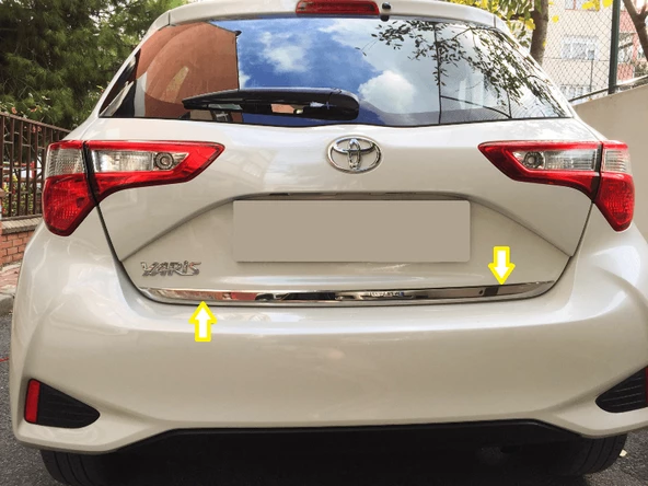 Toyota Yaris Krom Alt Bagaj Çıtası 2010-2014 P.Çelik ürün görseli 1