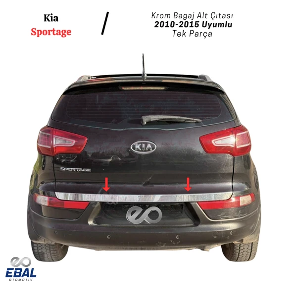 Kia Sportage Krom Alt Bagaj Çıtası 2010-2015 P. Çelik ürün görseli 1
