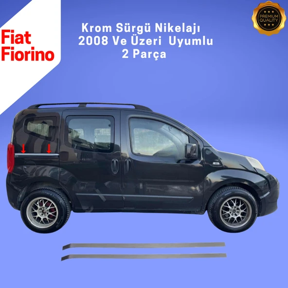 Fiat Fiorino Krom Sürgü Nikelajı 2 Parça 2008 Üzeri P.ÇELİK ürün görseli 1