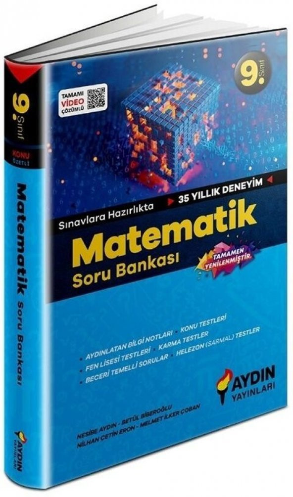 9. Sınıf Matematik Soru Bankası Aydın Yayınları ürün görseli 1