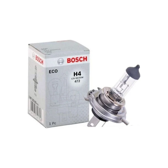 12V H4 Ampul 55 60W Tırnaklı P43T Yüksek Parlaklık ve Güçlü Aydınlatma ürün görseli 1