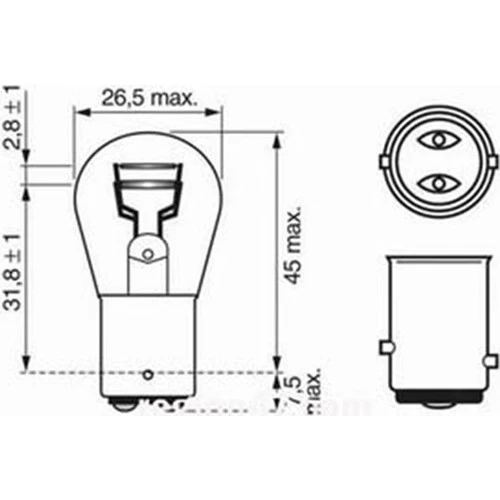 BOSCH KIA PICANTO 1016 Ampul / Sinyal Ampulü 2004 - 2008 ürün görseli 1