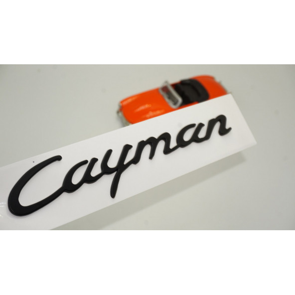 Porsche Cayman Bagaj 3M 3D ABS Yazı Logo Amblem ürün görseli 1