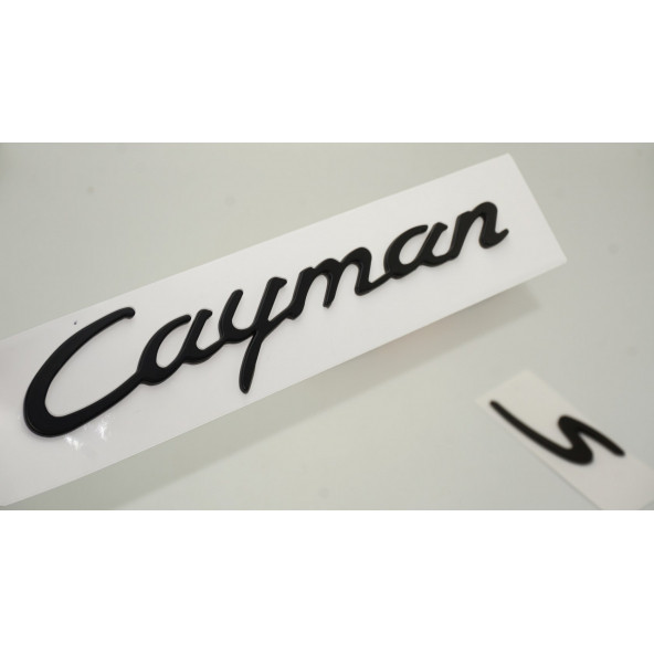 Porsche Cayman S Bagaj 3M 3D ABS Yazı Logo Amblem Seti ürün görseli 1