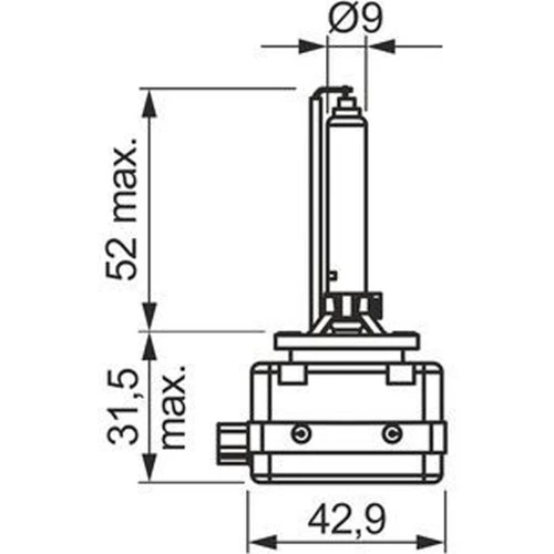 Bosch Xenon White D1S Zenon Ampul 6000K - Resim 4
