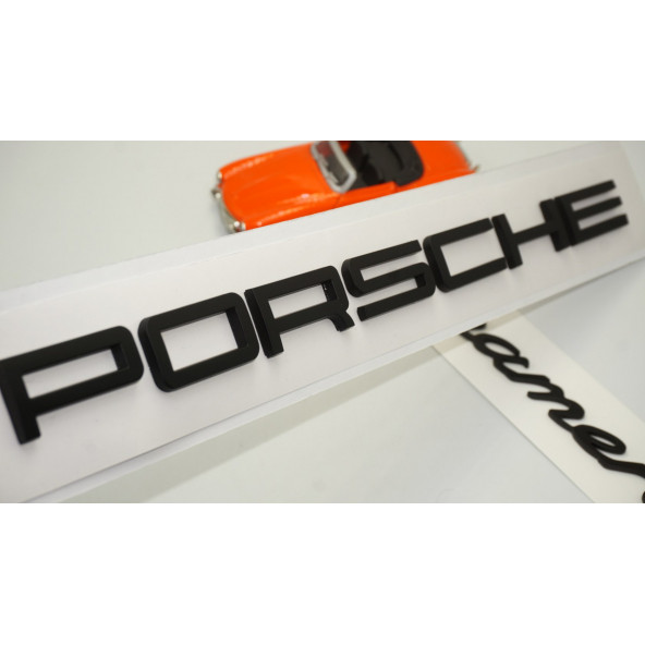 Porsche Panamera Bagaj 3M 3D ABS Yazı Logo Amblem Seti ürün görseli 1