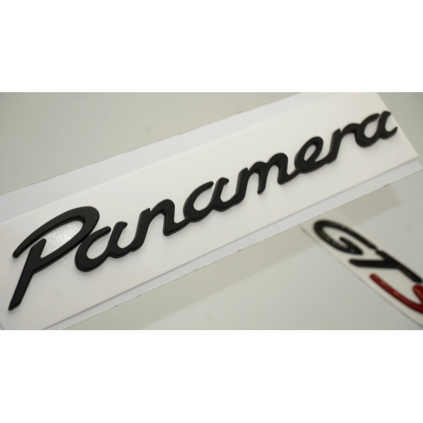 Porsche Panamera GTS Bagaj 3M 3D ABS Yazı Logo Amblem Seti ürün görseli 1