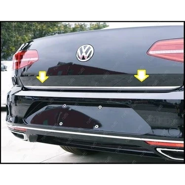 VW Passat B8 Krom Bagaj Alt Çıtası 2015 Üzeri P. Çelik ürün görseli 1