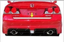 Honda Civic Krom Alt Bagaj Çıtası 2007-2012 P. Çelik ürün görseli 1