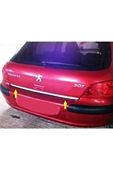 Peugeot 307 Krom Bagaj Alt Çıtası 2000 Üzeri P.Çelik ürün görseli 1